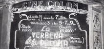 Cartelera Cine Colón. La Verbena de la Paloma
